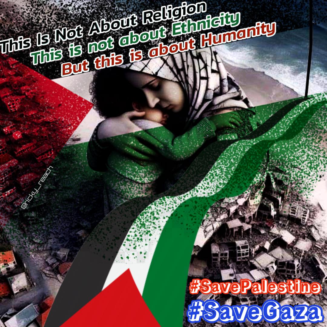 "There is no war in the name of humanity, because war is part of the forced elimination of human life" - RSH

<a href="/UN/">United Nations</a> and <a href="/UNHumanRights/">UN Human Rights</a> failed to protect human lives that were taken by force as a result of war.

#SaveGaza
#StopGazaGenocide
#SavePalestine
#GazaGenocide
#🇮🇩🇵🇸