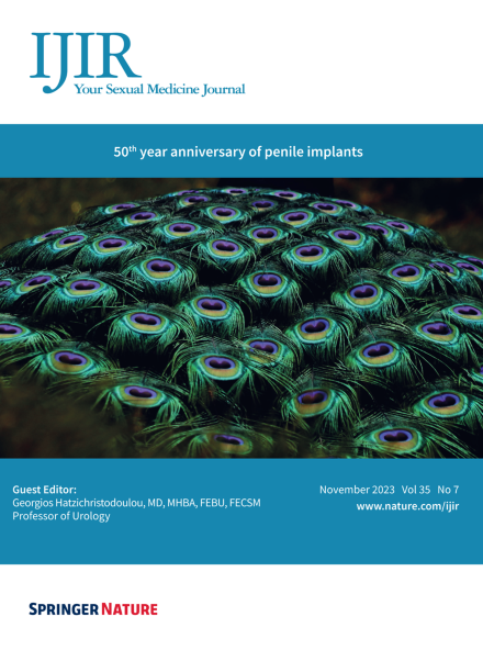 The November 2023 issue of IJIR: Your Sexual Medicine Journal is a special celebration of the 50th year anniversary of #penileprosthesis. Guest editor #GeorgiosHatzichristodoulou and global experts have contributed. Check it out for FREE here: nature.com/ijir/volumes/3…