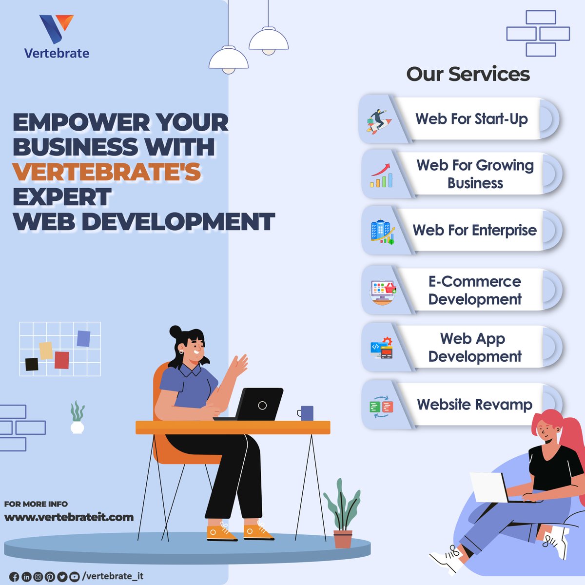 vertebrate_it's tweet photo. 🌐 Exciting News! Web App Development Services with Vertebrate IT! Let's turn your vision into a digital reality. #WebAppDevelopmentDay #VertebrateIT #vision2023 #future2024 #vizag #cityofdestiny #politics #digitalmarketing #website #development #mobileapps #business #technology https://t.co/aelDRADTdM