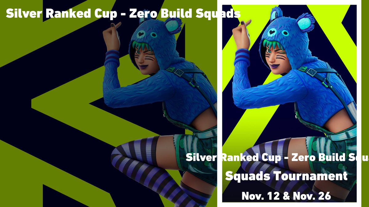 FNBRWatch - Fortnite Tracking on X: Silver Ranked Cup - Zero Build Squads  Relive Chapter 1 tournaments! Starts: Nov. 12 & Nov. 26 #Fortnite   / X