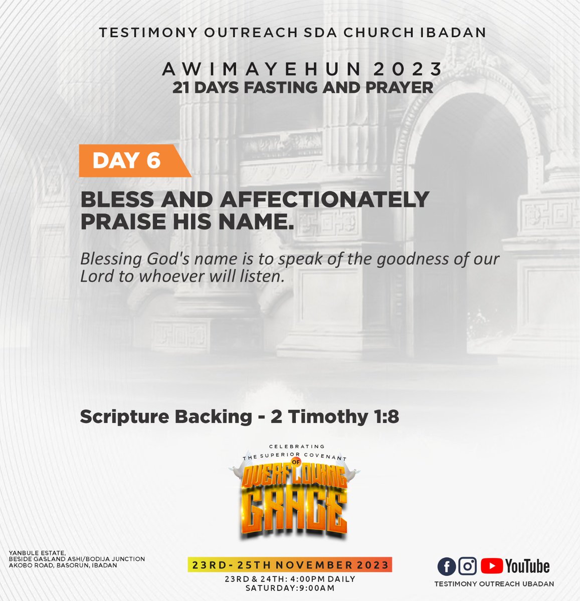 tosdaibadan's tweet photo. Prayer Points
1. Thank you father for your divine plans for my Life
2. Father I thank you for all the ways you have Intervened in my affairs.
3. Thank you Jesus for making all things in Creation work together for our good in this season. https://t.co/SNCC2dXoNE