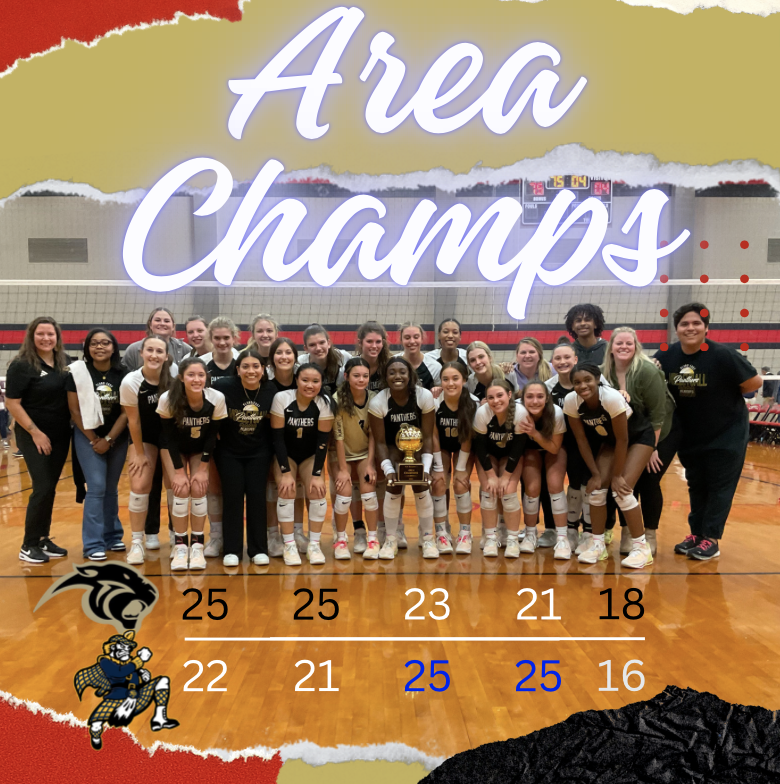 PESHvolleyball's tweet photo. Panthers come out victorious in a 5 set thriller over Highland Park with many long rallies and gutsy play.  Panthers await the winner of Prosper and Lamar #AllGritNoQuit https://t.co/ZVhtp8eBLN