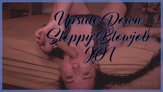 NEW 👅 "Upsidedown [extra] Sloppy Blowj0b JOI" 9:40min.   Laying back POV extra sloppy blowjob with stroking<a href="/tag/mvsales"class="tags"><span>#mvsales</span></a>