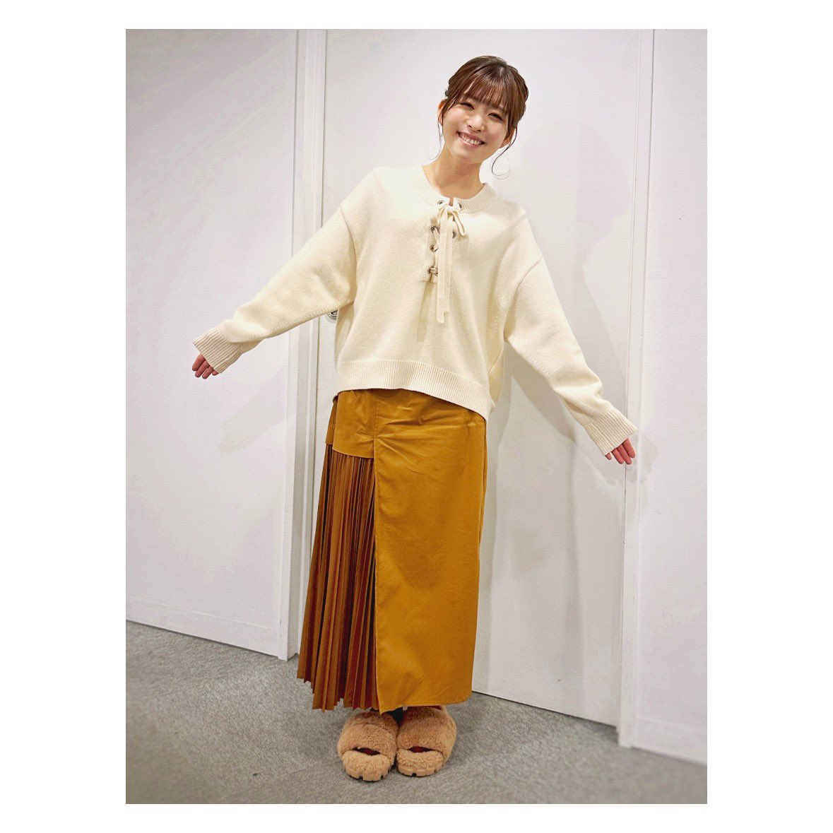 styling🙆‍♂️ #石見舞菜香 #長谷川育美 上半身しか本編映らなかった