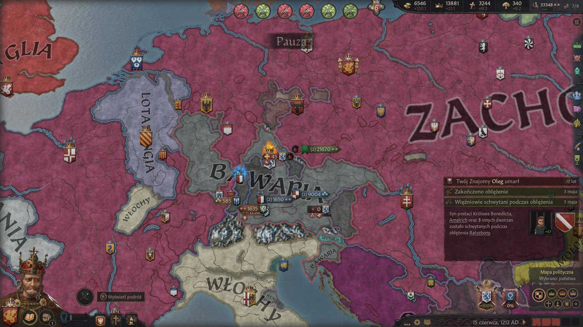 ModelowyGracz's tweet photo. Amba fatima, była Bawaria i już Bawarii ni ma
#ckIII #crusaderkings #strategia https://t.co/1pFgti6jxA