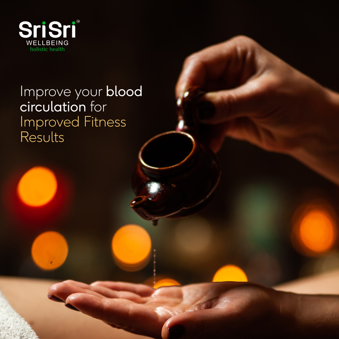 This #FitnessFriday incorporate #SriSriWellbeings #Ayurveda Wisdom and prioritize regular self-massage with warm oil. It's a fantastic way to improve circulation, relax your body & promote overall wellness.
#Ayurveda #Abhyanga #Wellness #Bloodcirculation #Healthtips