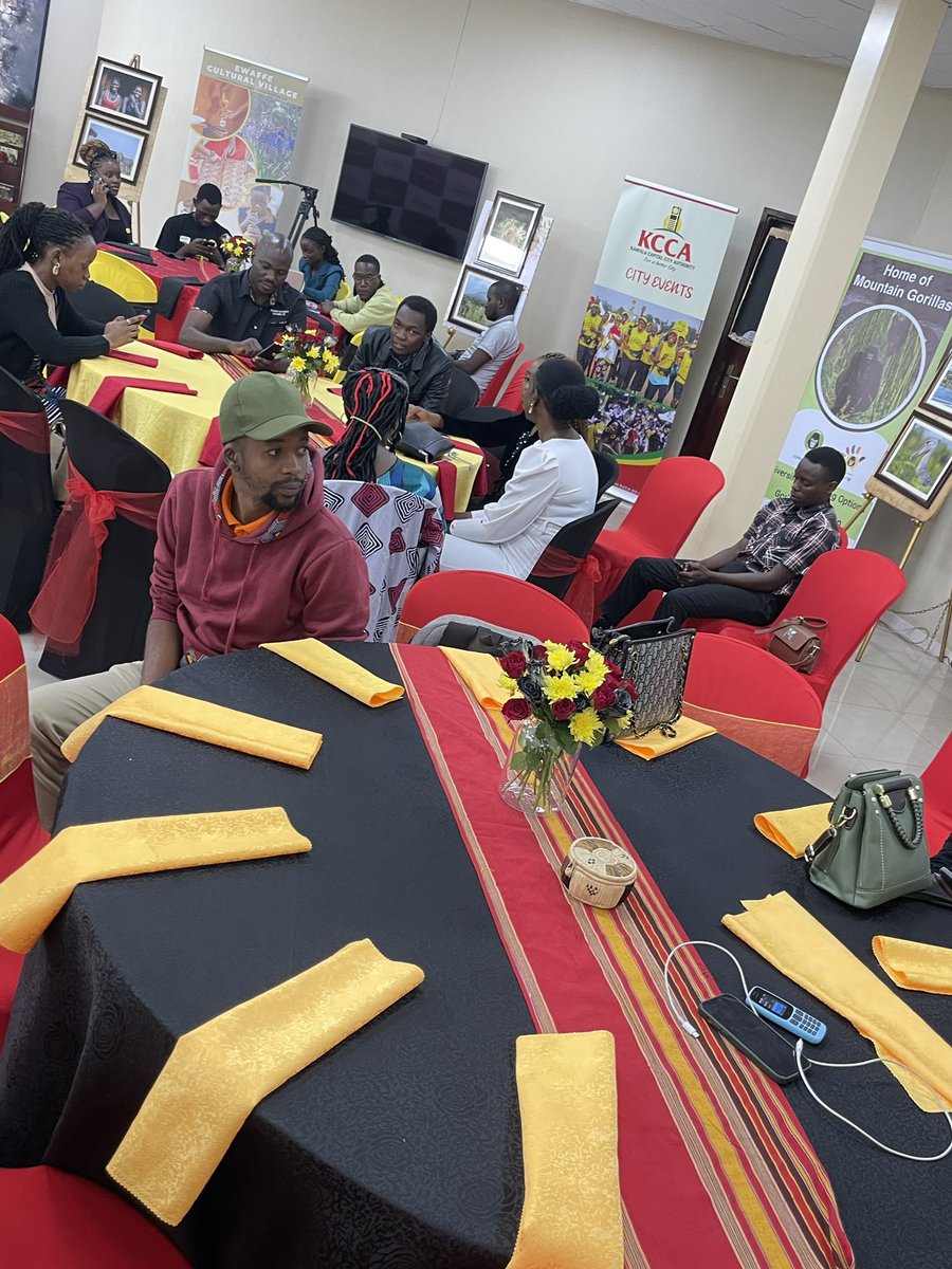 visitKampala's tweet photo. Another beautiful morning at The Tourism Information Centre @SheratonKampala for the 
Travel Writers Awards and Photos Exhibition 2023
#VisitKampala https://t.co/3AShp8NUHC