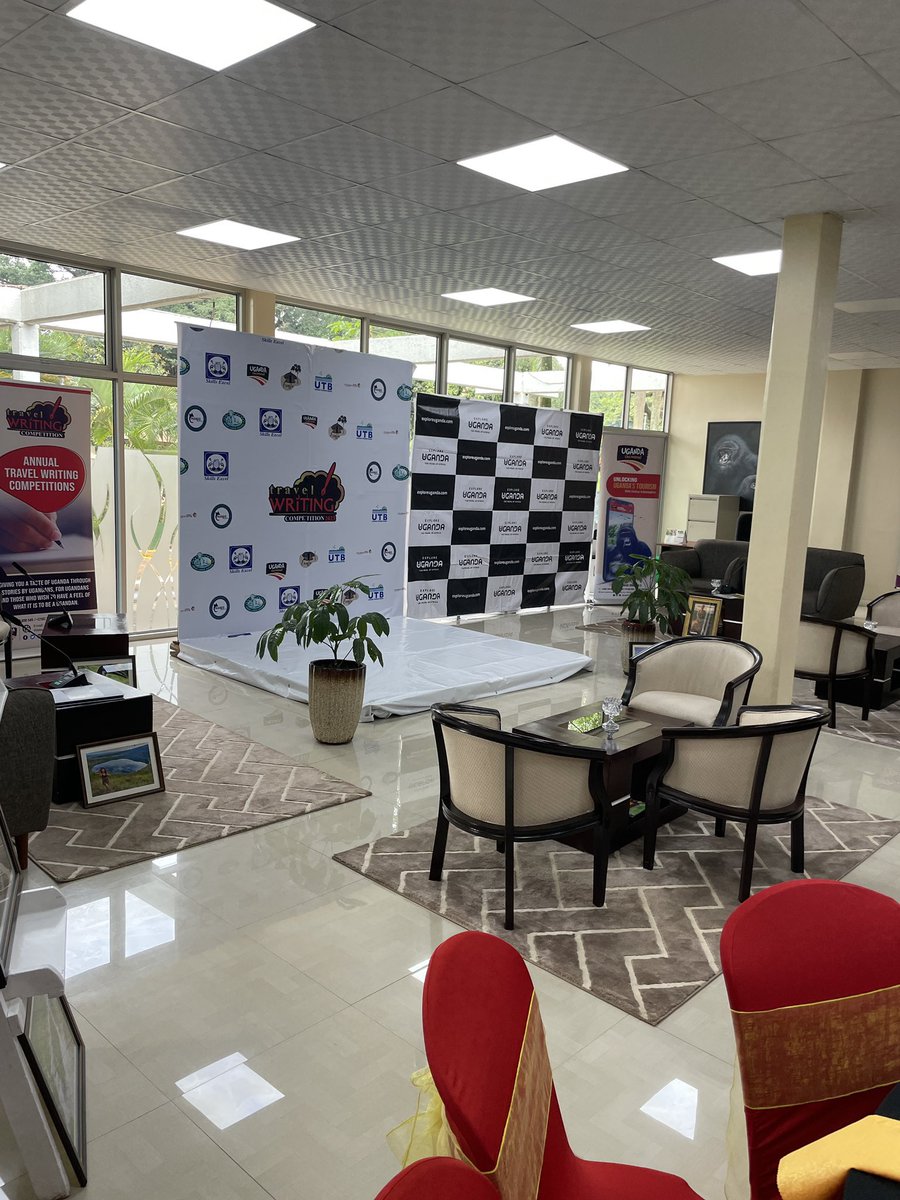 visitKampala's tweet photo. Another beautiful morning at The Tourism Information Centre @SheratonKampala for the 
Travel Writers Awards and Photos Exhibition 2023
#VisitKampala https://t.co/3AShp8NUHC