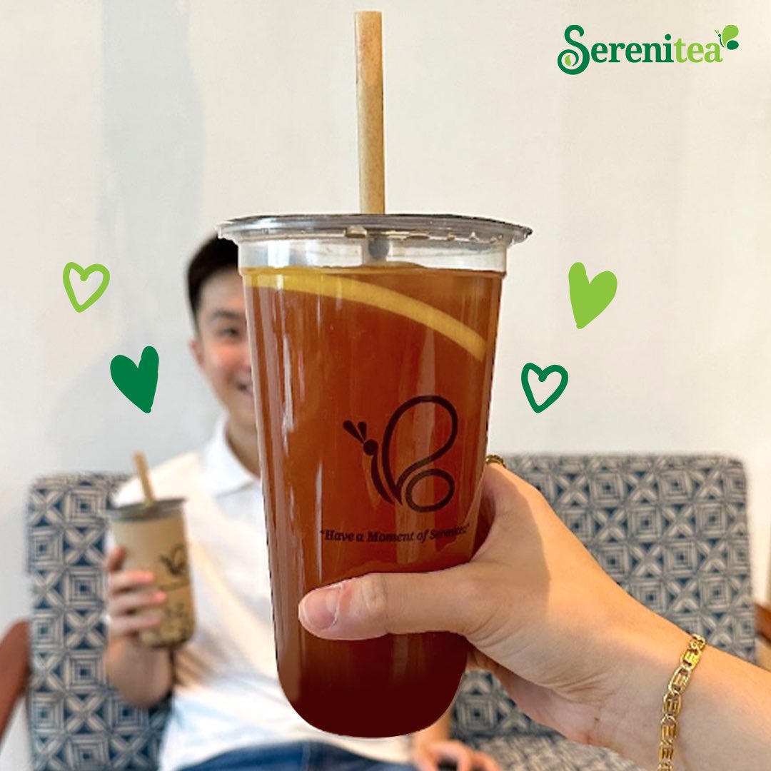 OMG, who is that 😳 ?? Soft launch your fav Serenitea drink with your fav person 🤭