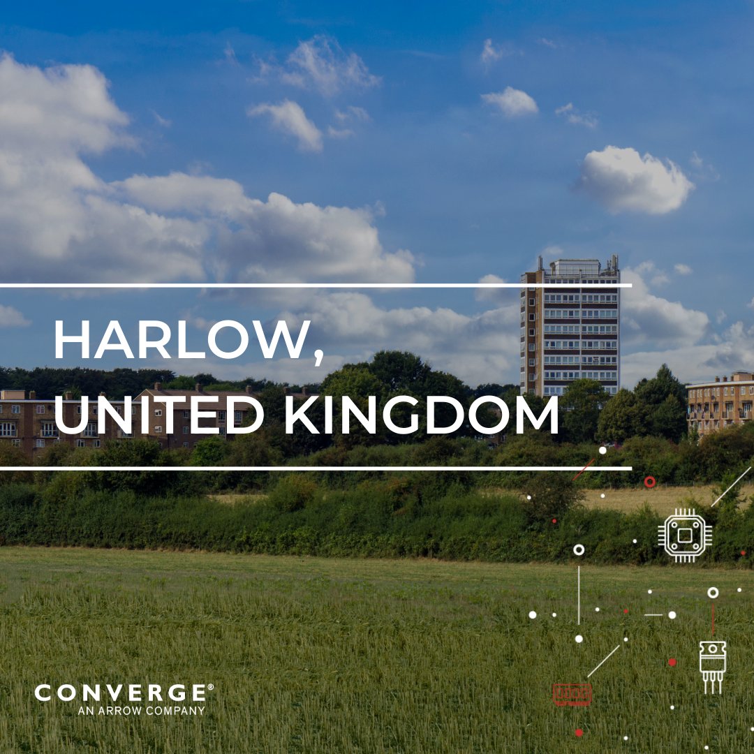 Converge's tweet image. Featured Location: Harlow, United Kingdom! With a unique combination of global access, manufacturing industry expertise, and proven quality, Our Harlow location is bringing #IndependentDistribution. Learn more: arw.li/6011OpqRP

#SolveTheFuture #FeaturedLocationFriday
