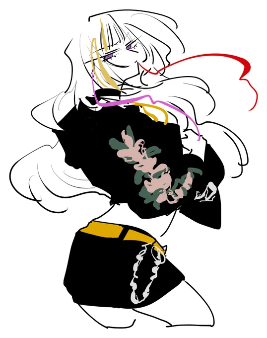 #描かれて走