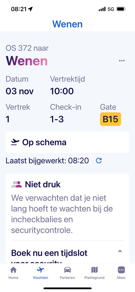 engel124's tweet photo. Hallo @schiphol Hoe kan de app dit zeggen??? Sta in een mega wachtrij https://t.co/WDo7ptBl3m