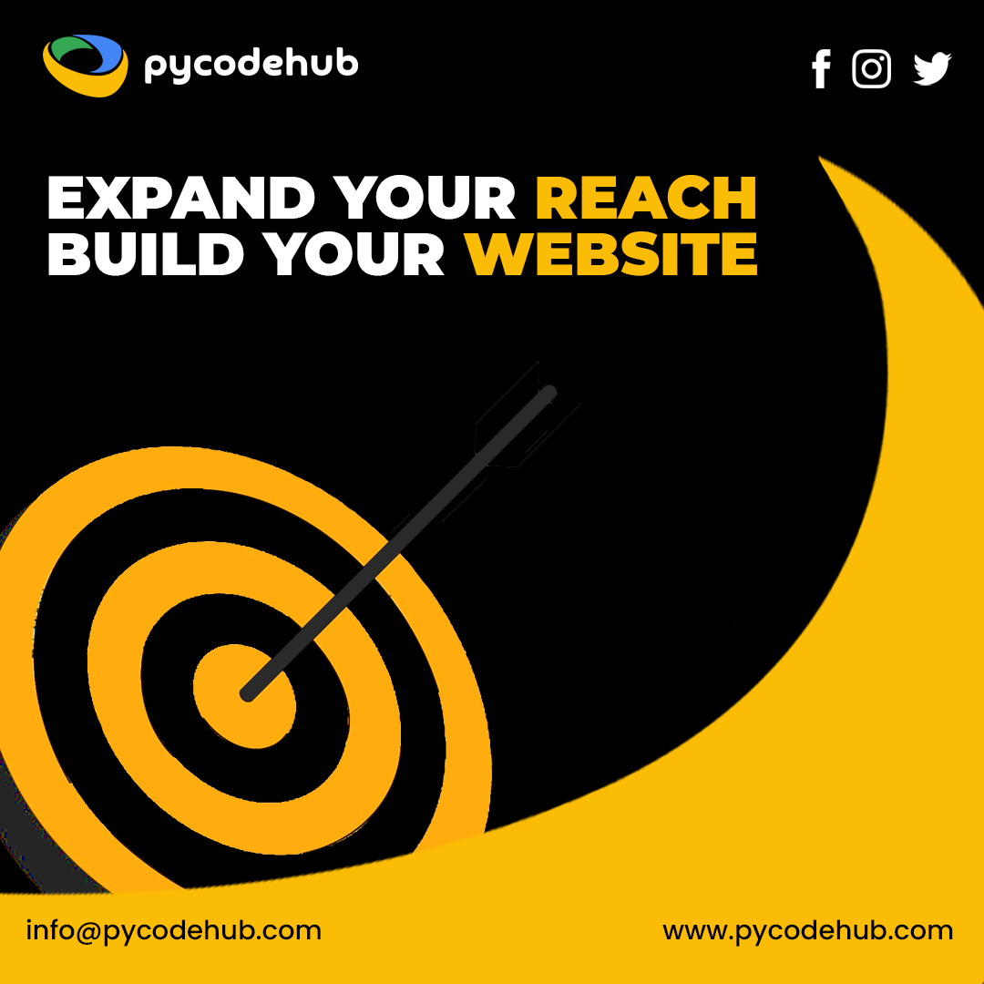 pycodehub's tweet image. Unlock endless possibilities: Expand your reach, elevate your brand. Empower your online presence with PyCodeHub and build a website that speaks volumes.
For more information, visit our website:
pycodehub.com
#pycodehub #websites #ExpandYourReach #DigitalPresence