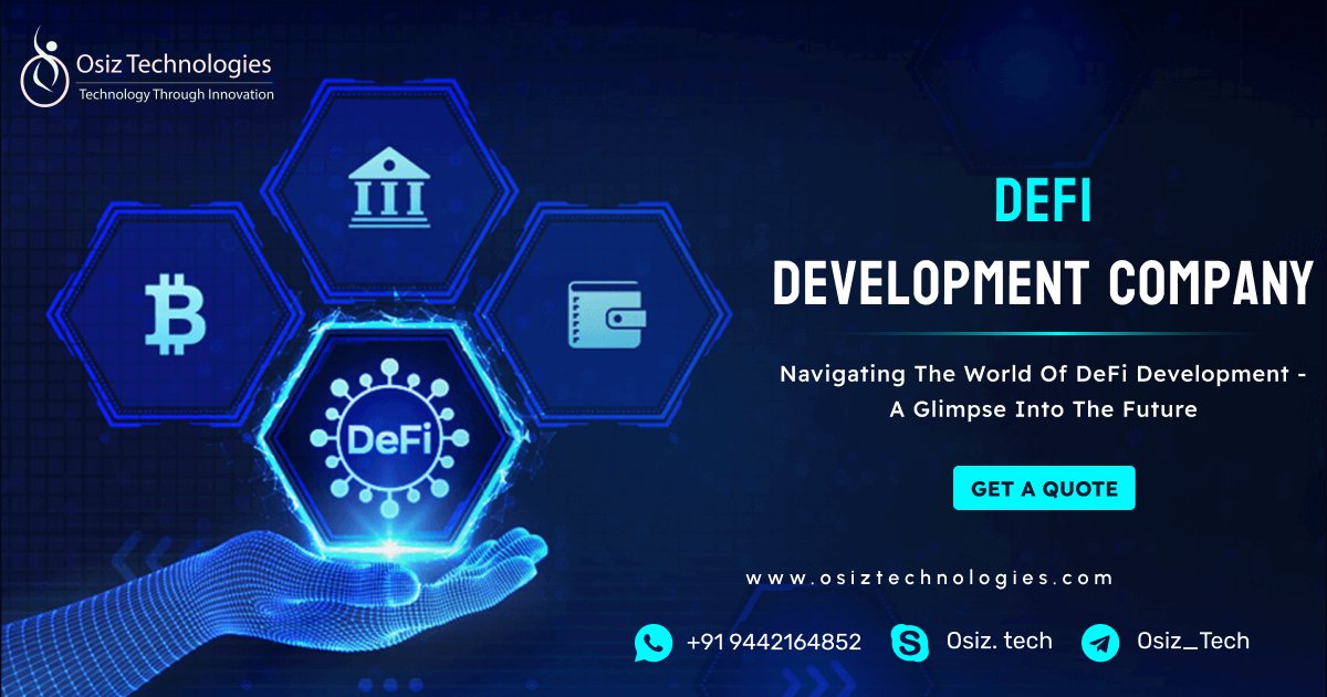 Osiztech's tweet photo. Embrace the power of #decentralized finance with #Osiz, the leading #DeFi development company! 📈
Explore>> https://t.co/ujgO7uMD4u
#defidevelopment #defisolutions #dApps #decentralized #dappdevelopment #business #blockchain #defiplatform #YieldFarming #defidapp #usa #canada #uk https://t.co/ufwK7KfP7I