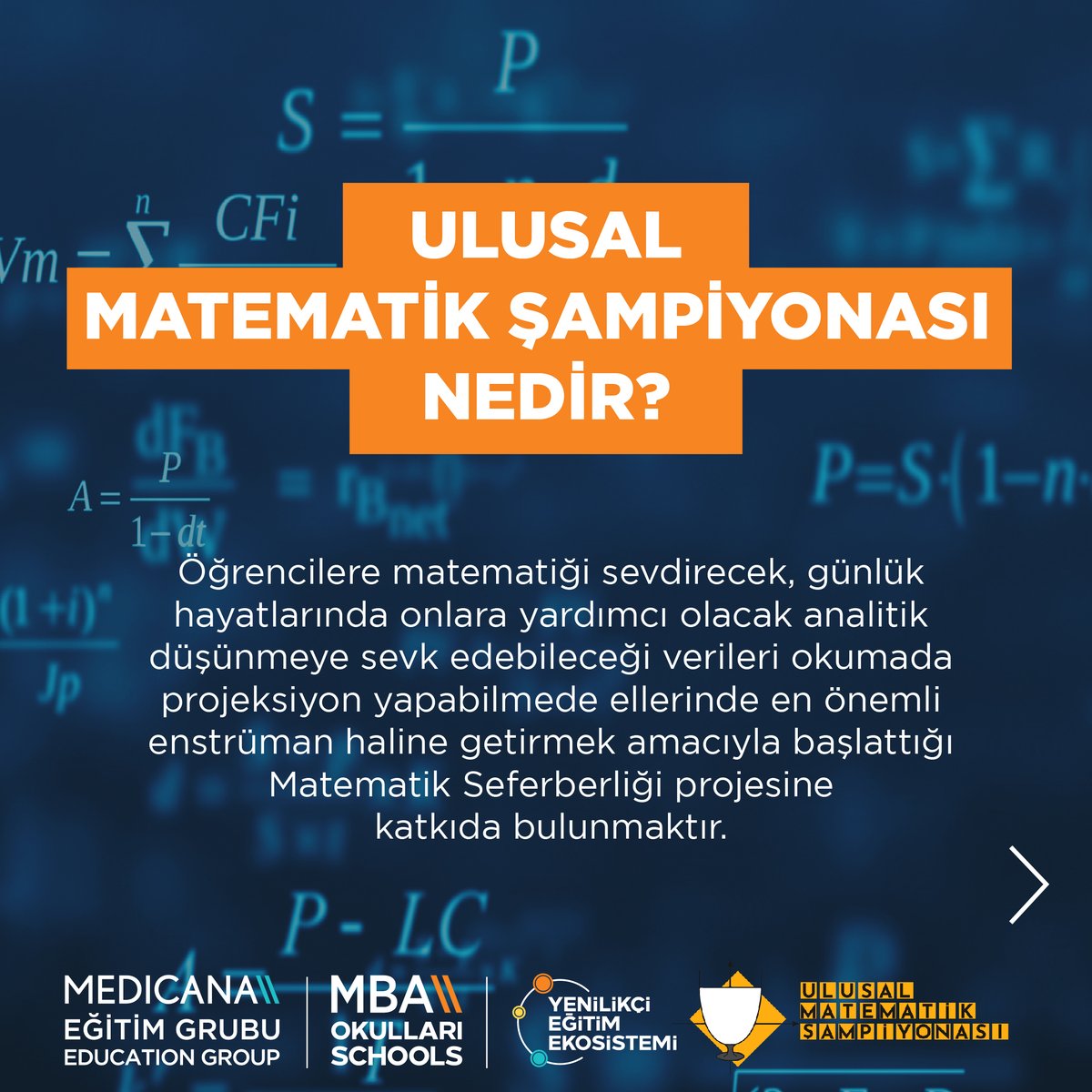 mbaokullari's tweet photo. 7 Şehir 14 Kampüste, Ulusal Matematik Şampiyonası Sınav Merkeziyiz! Siz de Ulusal Matematik Şampiyonası’na MBA Okullarında Katılın! 

#MBAOkulları #MedicanaEğitimGrubu #MBAYenilikçiEğitimEkosistemi #BaşarıTasarımı https://t.co/IaTObUF7Gg