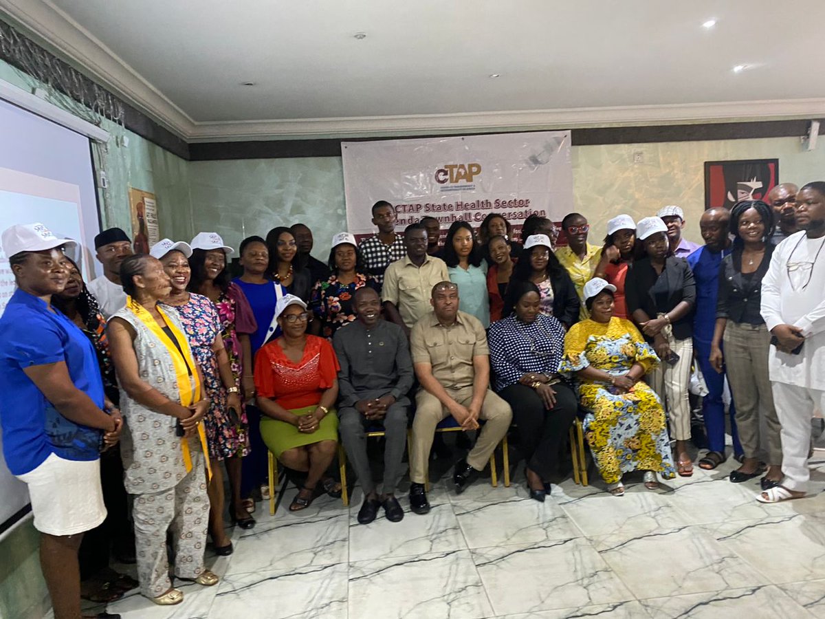 Noble_Bekah's tweet photo. Happy to announce @DEANinitiative's successful hosting of the #CTAP Rivers State Health Sector Agenda Townhall Conversation with the Executive Secretary and his team representing the Hon. Commission of @rivers_phcmb.
@Connected_dev
@BudgITng
#SaveOneSaveAll https://t.co/lGTt4bQCS5