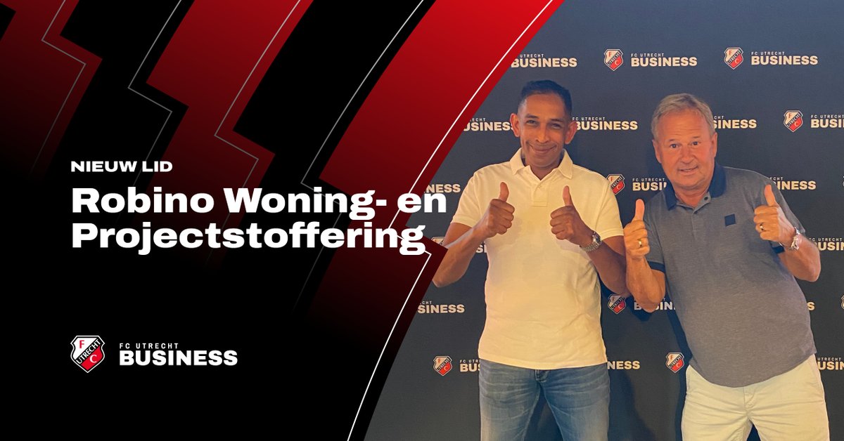 ✍️ Robino Woning- en Projectstoffering sluit aan bij het zakelijk netwerk van @FCUtrecht. Het bedrijf neemt plaats in de Cavea Box. #fcutrecht #business