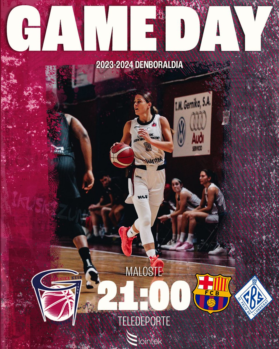 GKesb's tweet photo. 🏀🏀🏀 GAME DAY 🏀🏀🏀

Azken partida selekzioen geldialdia baino lehen. Goazen 🔥

🏆 #LFEndesa J6
🆚 @FCBbasket_fem
⌚ 21:00
🏟️ Maloste 
💻 @teledeporte

#GutarikoBat 💜 https://t.co/EWt3cvspWJ