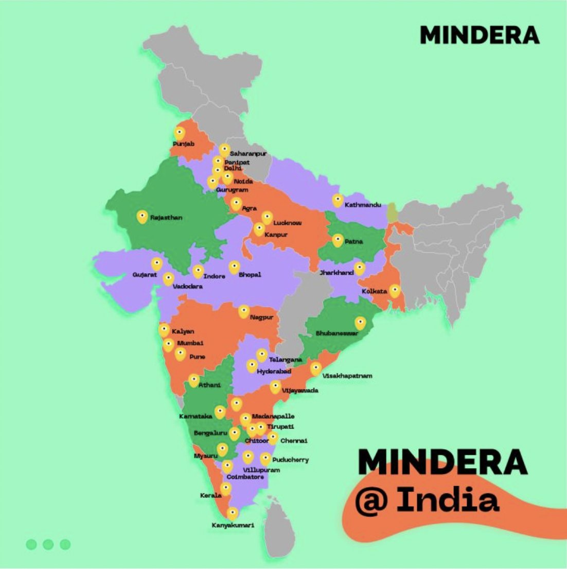 minderaswcraft's tweet photo. You can find Minders all over India!
The Mindera - India team is all over the country but they come together for many social projects - check out their pages to see their amazing efforts with their community.
#MinderaWorld #selforganization #softwaredevelopment #remote #india https://t.co/672Qsen0Ox
