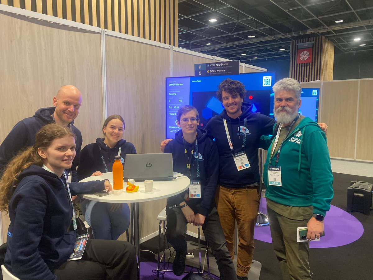Radu Ticiu (@raduticiu) on Twitter photo Met professor @dmattanovich in Timisoara within the #BioArtRevolution project and learned about <a href="/BOKUvienna/">BOKU University</a> #iGEM participation history he started years ago!
Great to meet the current year team at the #GrandJamboree, in Paris! Met professor @dmattanovich in Timisoara within the #BioArtRevolution project and learned about <a href="/BOKUvienna/">BOKU University</a> #iGEM participation history he started years ago!
Great to meet the current year team at the #GrandJamboree, in Paris!