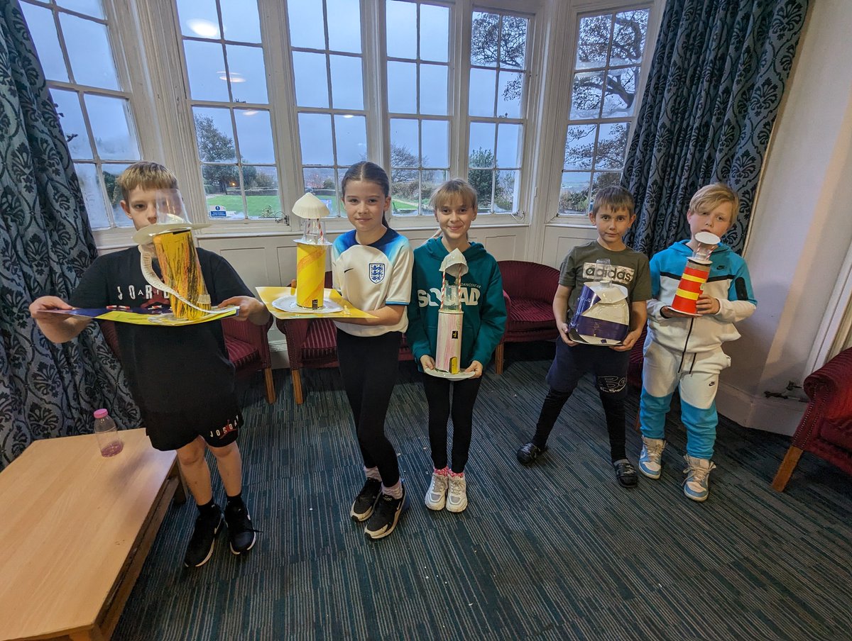 It was a bit wet yesterday afternoon so we stayed inside and our afternoon activity was - Lighthouse Building. They worked brilliantly in their teams and all the lighthouses stood up to the tests really well. @YHAWhitby <a href="/BelmontGrantham/">Belmont CP School</a>