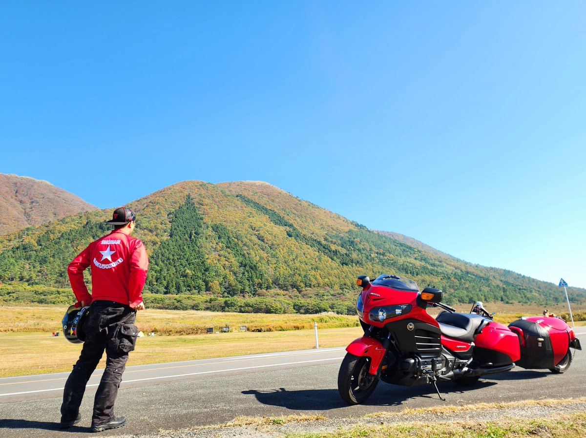 skho_1185's tweet photo. こっち方面に来たときは
三瓶ﾊﾟｲｾﾝに挨拶しとかんとね
#SC68 #GL1800
#三瓶山 https://t.co/FiGHi58tjp