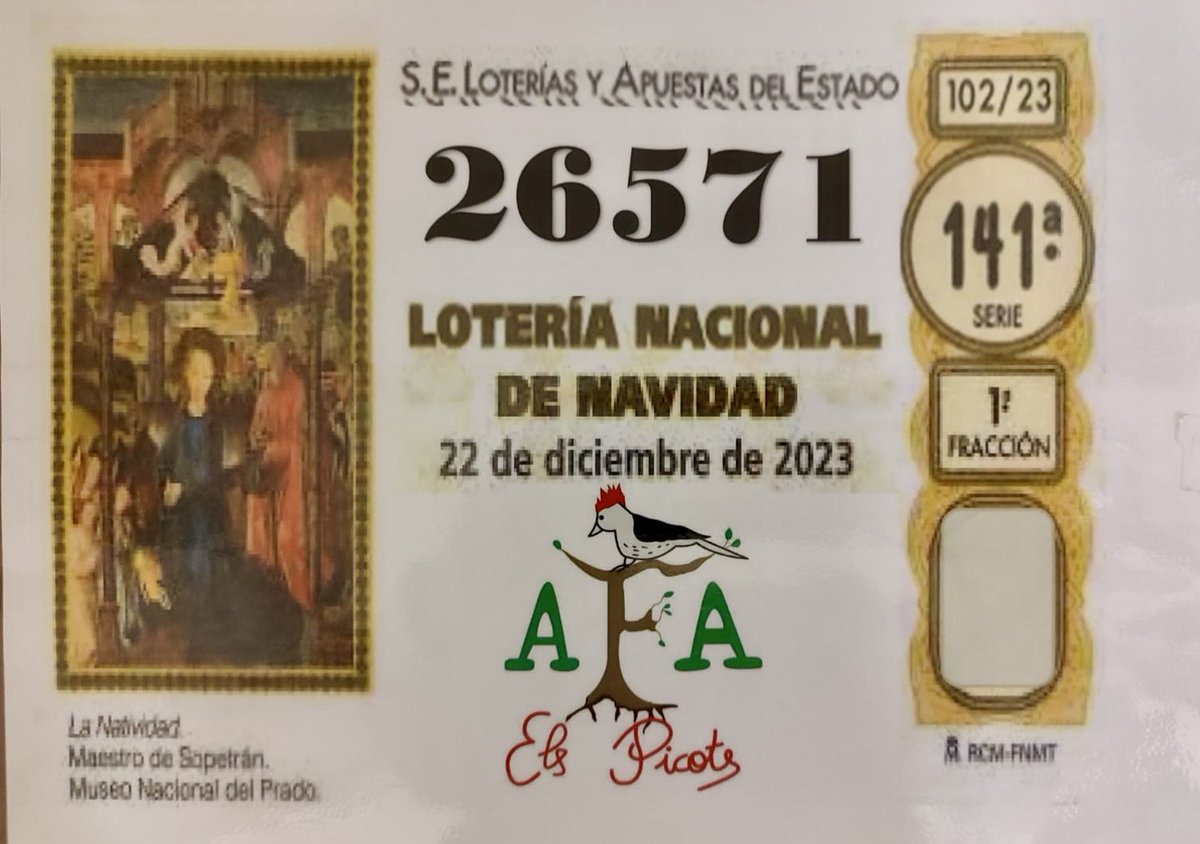 afaelspicots's tweet photo. 🍀 Per primera vegada, l’AFA Els Picots tindrà loteria de Nadal! Voleu la vostra participació i no perdre l’oportunitat de guanyar un pessic? 💰🤩

🕰️ Estarem de dilluns a divendres de 16:00h a 17:00h a un punt de venda devant de l’escola a partir del dia 6 de Novembre! https://t.co/JhFj9pNcmX