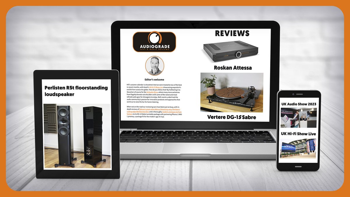 AudiogradeUK (@audiogradeuk) on Twitter photo 🗞️ Roll up for our latest round up!
Featuring in-depth reviews of cutting edge gear from <a href="/perlisten/">PERLISTEN</a> <a href="/Roksan/">Roksan</a> <a href="/VertereLtd/">Vertere Acoustics</a> and classics from <a href="/AvalonAcoustics/">Avalon Acoustics</a> plus show coverage from <a href="/AudioShowUK/">The UK Audio Show</a> & #HiFiShowLive
🧑💻 Read mailchi.mp/53b7358291b5/a…
✍️ Subscribe audiograde.uk/subscribe/ 🗞️ Roll up for our latest round up!
Featuring in-depth reviews of cutting edge gear from <a href="/perlisten/">PERLISTEN</a> <a href="/Roksan/">Roksan</a> <a href="/VertereLtd/">Vertere Acoustics</a> and classics from <a href="/AvalonAcoustics/">Avalon Acoustics</a> plus show coverage from <a href="/AudioShowUK/">The UK Audio Show</a> & #HiFiShowLive
🧑💻 Read mailchi.mp/53b7358291b5/a…
✍️ Subscribe audiograde.uk/subscribe/