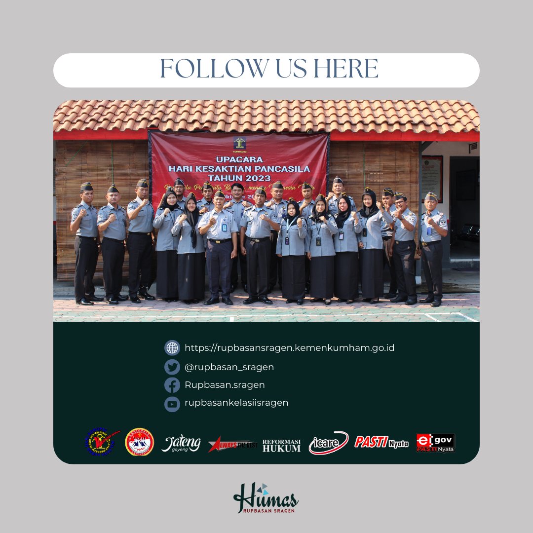 rupbasan_sragen's tweet photo. Dharma Wanita Persatuan Rupbasan Kelas II Sragen ikuti Kegiatan Seminar Kolaborasi bertemakan “Mewujudkan Keluarga Berintegritas” secara daring
#kemenkumham
#kumhamjateng
#rupbasan
#rupbasansragen
#rupbasansragenberasa https://t.co/y4GSFwX65D