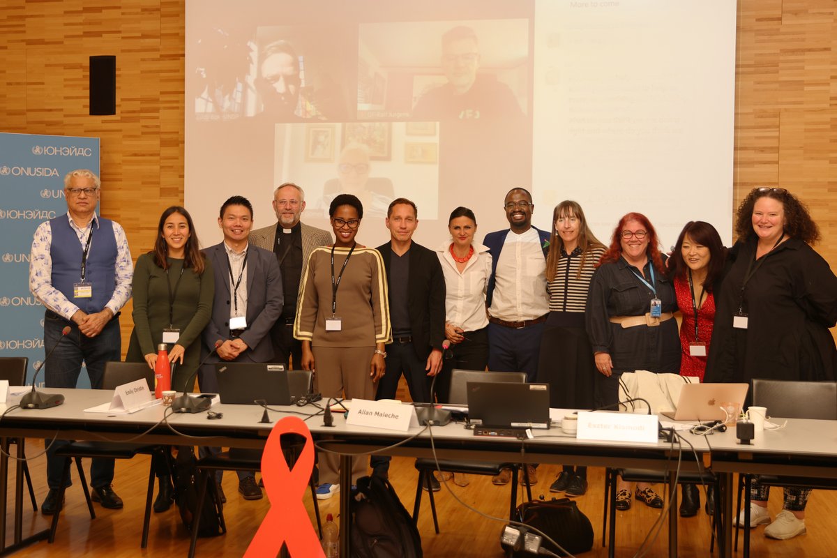 MalecheAllan's tweet photo. "It was truly an honor to co-chair the @UNAIDS HIV &amp; Human Rights Reference grp with  Ezster Kismodi. 🙏🏿for the support of all the members &amp; the dedicated @UNAIDS &amp; @UNDP team. Wishing the incoming chairs all the best as we continue to promote #humanrights in the🌎#HIV response. https://t.co/nszPUH6EuU