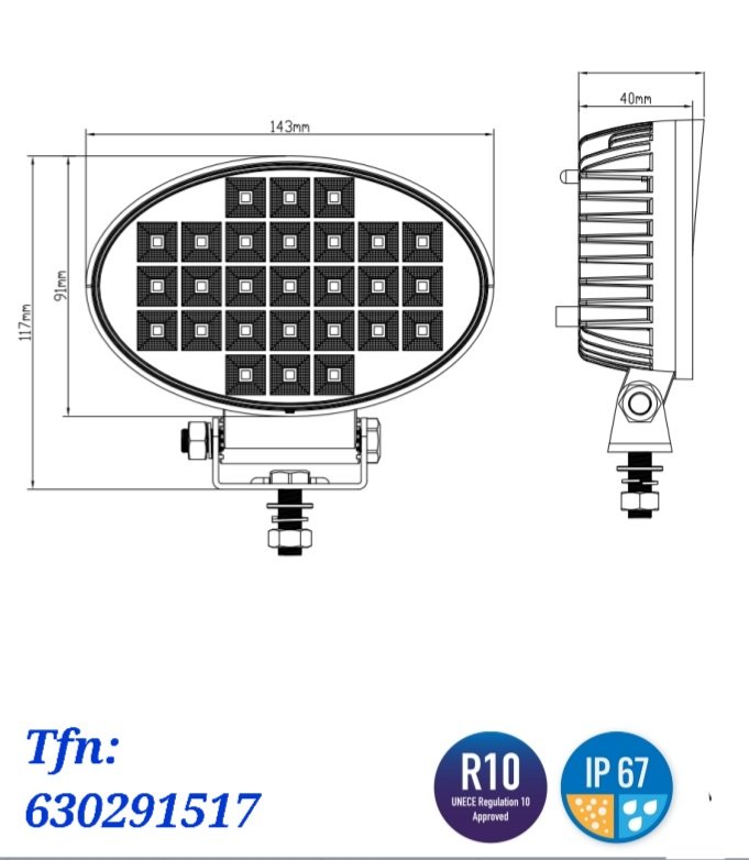 juan_ciervo's tweet image. 🔦Luz/Foco de Trabajo. 
ℹ Con Interruptor.  2500 Lm.R10. 12/24v. IP67. 40W.
💶 Precio 29,16 €/ud  p.v.p
☎️ 630291517
#lucesLed #focosLed