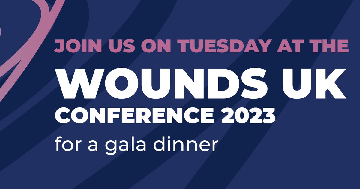 Join us on Tuesday, 7 November 2023, at #WoundsUK2023 for a glamorous Gala Dinner event. It's the perfect opportunity to unwind, network and enjoy a delicious meal together.

Purchase a ticket here: ow.ly/uCtK50PWZu5

#WoundsUK2023 #WoundsUKConference #WUK