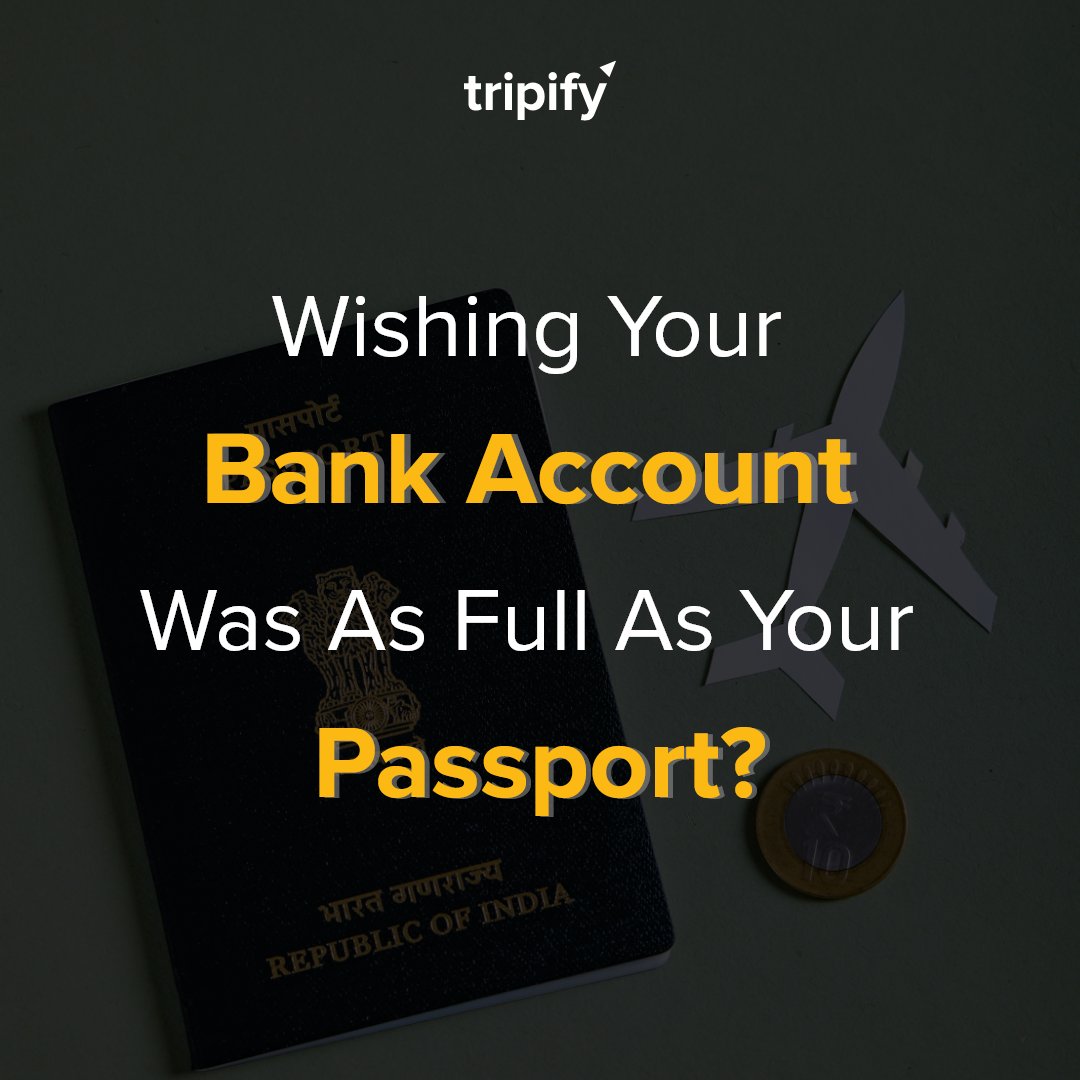 Aaj ka plan: Passport check ✅, bank account check ✅, travel ki planning shuru! 🌍💼 Kyunki jahan jaana hai, wahan jaana zaroori hai. Trip book karo abhi! 💵🚀 #travelmood #bankVspassport #tripifyindia