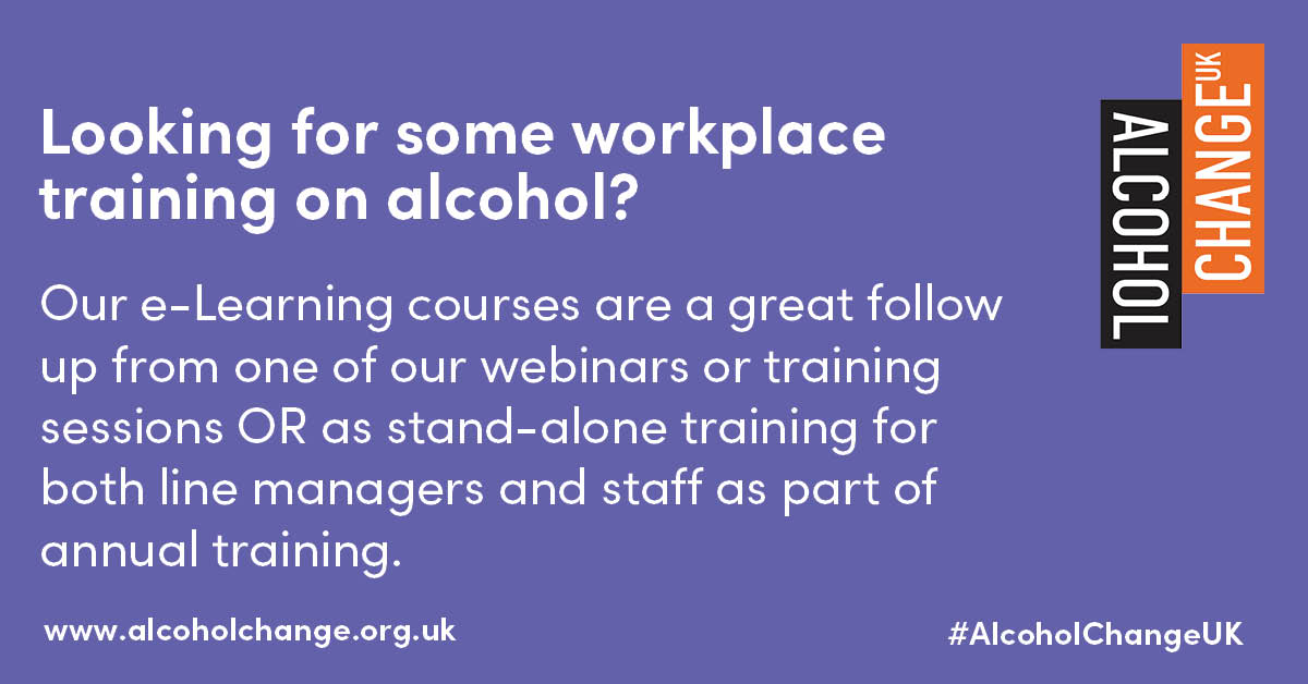 Book onto some of our popular workplace webinars and explore ways to reduce alcohol harm in your workplace: alcoholchange.org.uk/help-and-suppo…