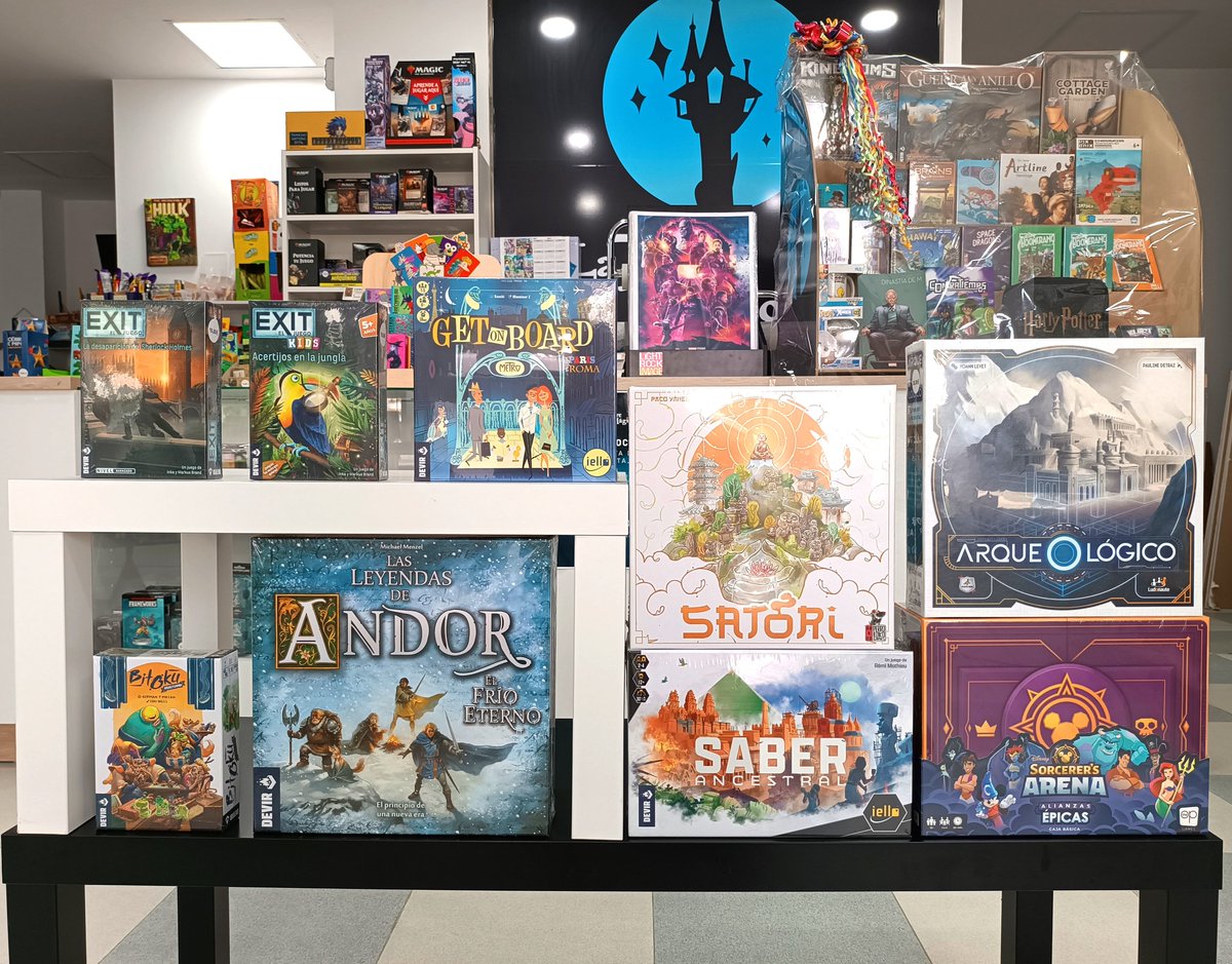 Novedades de la semana para disfrutar de un finde de juegos increíbles!! 

Cómo platos fuertes el esperadísimo #Satori de <a href="/PerrolokoGames/">Perro Loko Games</a> , el #arqueologico de <a href="/MalditoGamesES/">Maldito Games</a> y #saberancentral de <a href="/DevirIberia/">Devir Iberia</a> 

#LaTorreMagica #JuegosDeMesa #DiversiónEnFamilia