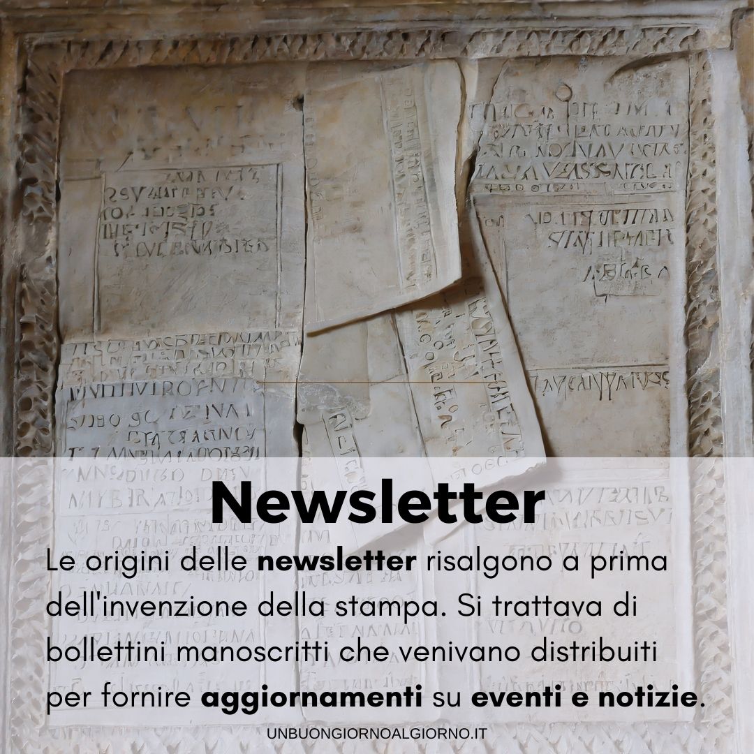 UnBuongiornoAlG's tweet photo. 📜 Prima della stampa, gli "Acta Diurna" dell'antica Roma erano le newsletter. Da bollettini manoscritti a notizie digitali, la comunicazione è sempre stata essenziale. 🗞️🌍 #OriginiNewsletter #Gutenberg #ActaDiurna #unbuongiornoalgiorno https://t.co/V1IDdgYKQq