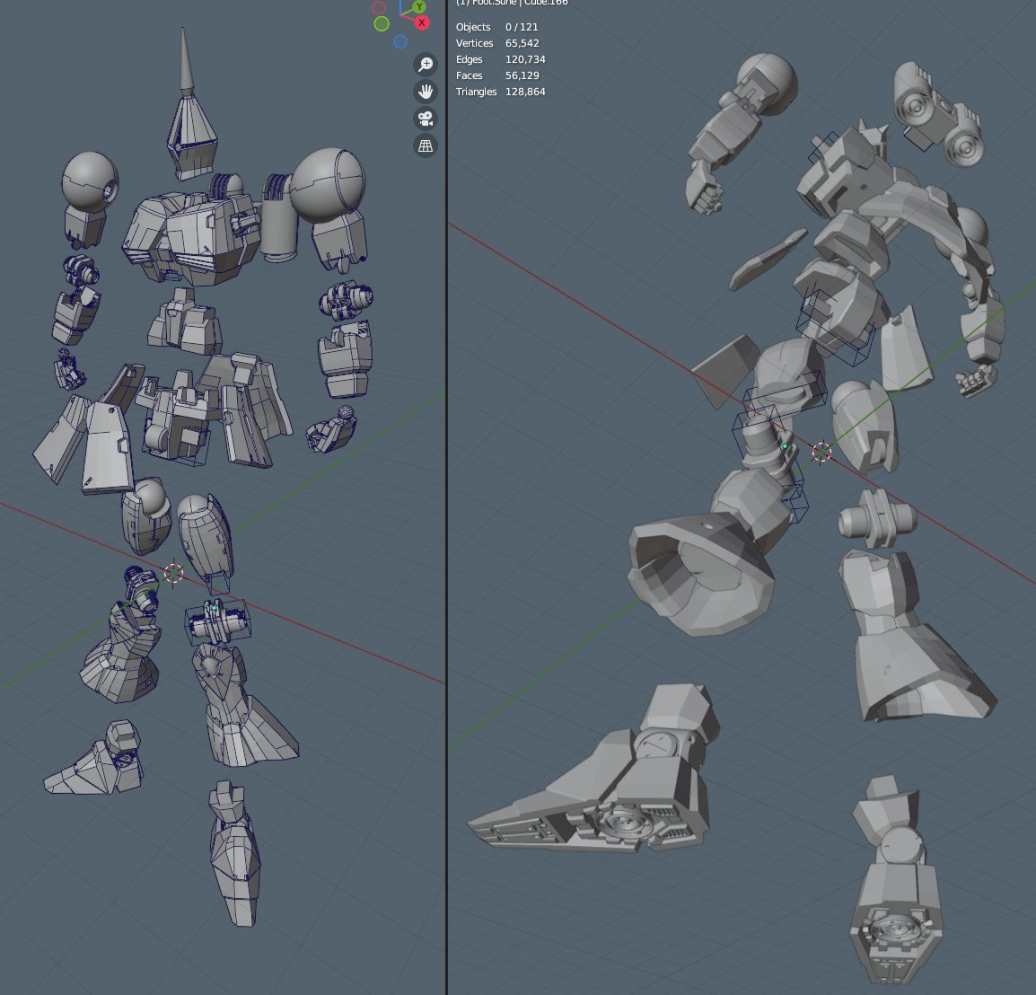erio_cst's tweet photo. #11月になったのでフォロワーさんに自己紹介しようぜ

#Blender と #3Dプリンタ で #ガンプラ 作って遊んでます。
脱線がてら色んなチュートリアル等のリツイもします。

…もう11月なんですね��。。 https://t.co/nbRSPAtl1O