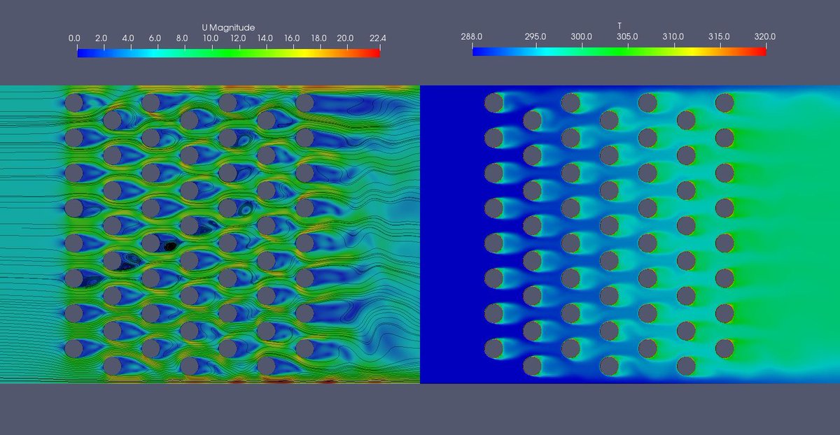 CFS_cloudHPC's tweet photo. Thanks to our computing power, you can run #heatexchange simulations and improve the #heattransfer using #cfd tools such as #openfoam #codesaturne .
Try now, early use is FREE https://t.co/6uU9ZAut69 https://t.co/x3kfl4huov