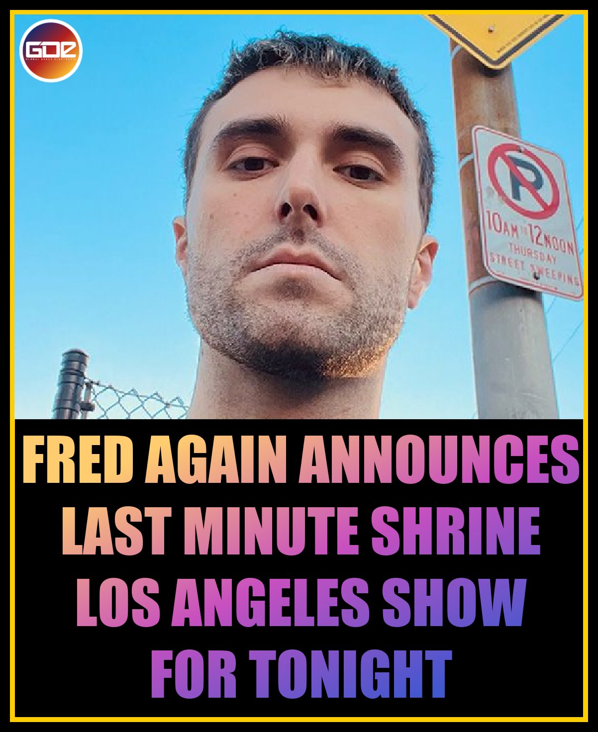 Fred again.. on X: Los Angeles tickets on sale in 15 minutes