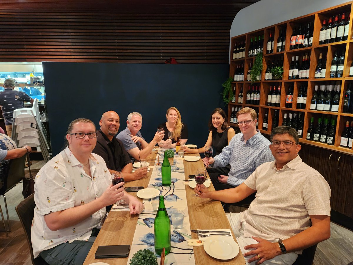 Memorable visit <a href="/A_MacLullich/">Alasdair MacLullich</a> <a href="/edstrivens/">Ed Strivens</a> <a href="/RoselaniHenry/">Roselani Henry</a> <a href="/daltshrinker/">Andrew Daltry</a> keen to discuss further Scottish-FNQ Cairns Research Collaboration