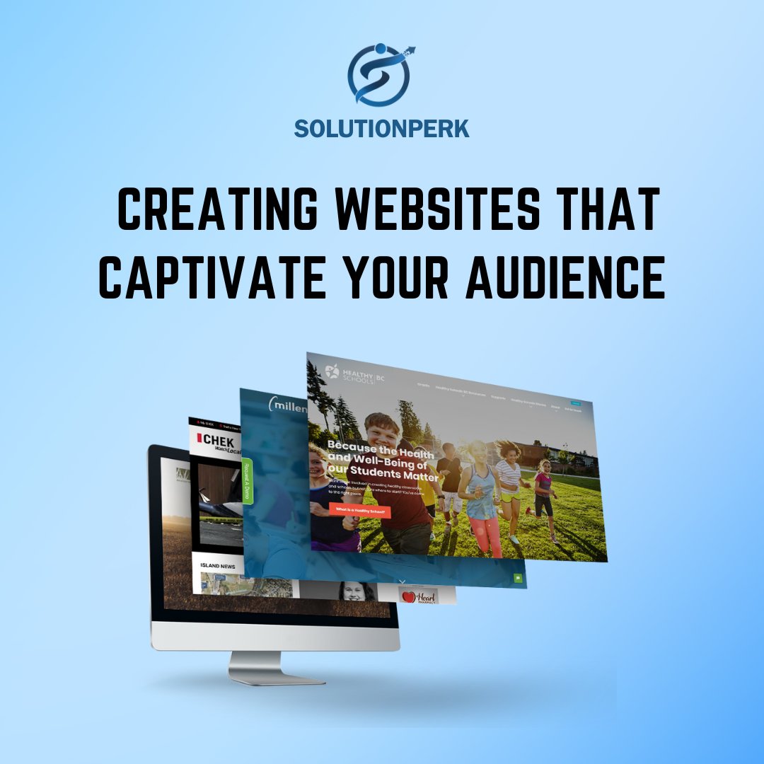 solutionperk's tweet image. Creating websites that captivate your audience. Explore how our web development team uses cutting-edge design and technology to craft digital experiences that leave a lasting impact. 💻✨

 #webdevelopment #WebsiteDevelopment #solutionperk #services