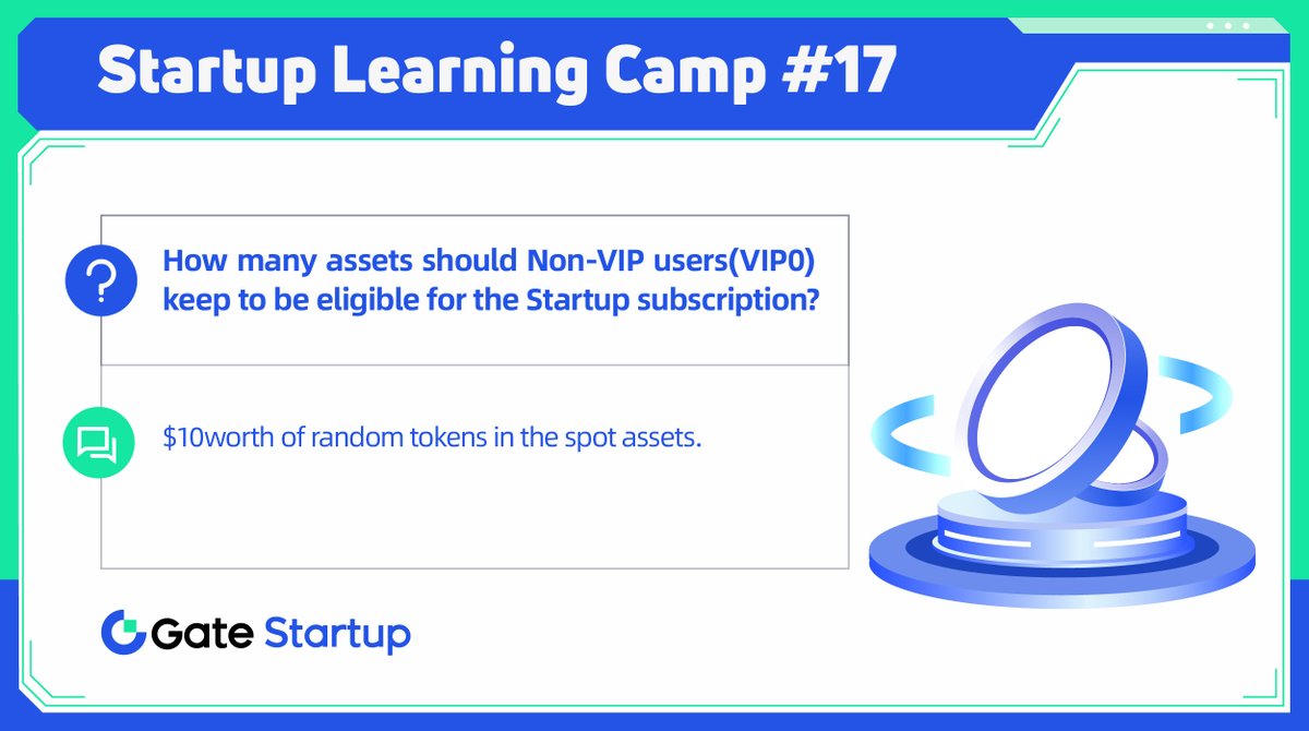 Gate_Launch's tweet image. #StartupLearningCamp 💡

As you know, Participants do not need to pay any funds for #GateioStartup airdrops. 

✴️Although there will be no fee deduction, users should be eligible before participating✴️

⤵️Find how many assets should be held and remember to hold enough balance.