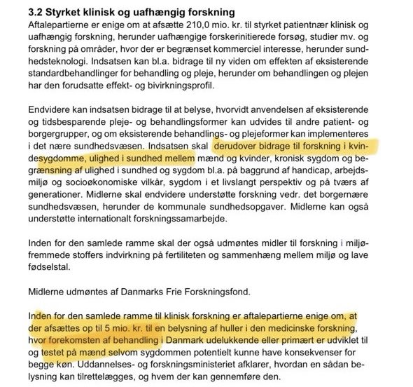 monika rubin (@monikaarubin) on Twitter photo Er personligt glad for midler til den patientnære kliniske forskning! Herunder særligt #ulighedisundhed overordnet set, men især til forskning i kvindesygdomme og til ny viden om effekterne af miljøfremmende stoffer på fertilitet 🙏🏼 #sundpol
Ping <a href="/FEMaLeEUProject/">Finding Endometriosis using Machine Learning</a> <a href="/medicon_valley/">Medicon Valley Alliance</a> Er personligt glad for midler til den patientnære kliniske forskning! Herunder særligt #ulighedisundhed overordnet set, men især til forskning i kvindesygdomme og til ny viden om effekterne af miljøfremmende stoffer på fertilitet 🙏🏼 #sundpol
Ping <a href="/FEMaLeEUProject/">Finding Endometriosis using Machine Learning</a> <a href="/medicon_valley/">Medicon Valley Alliance</a>