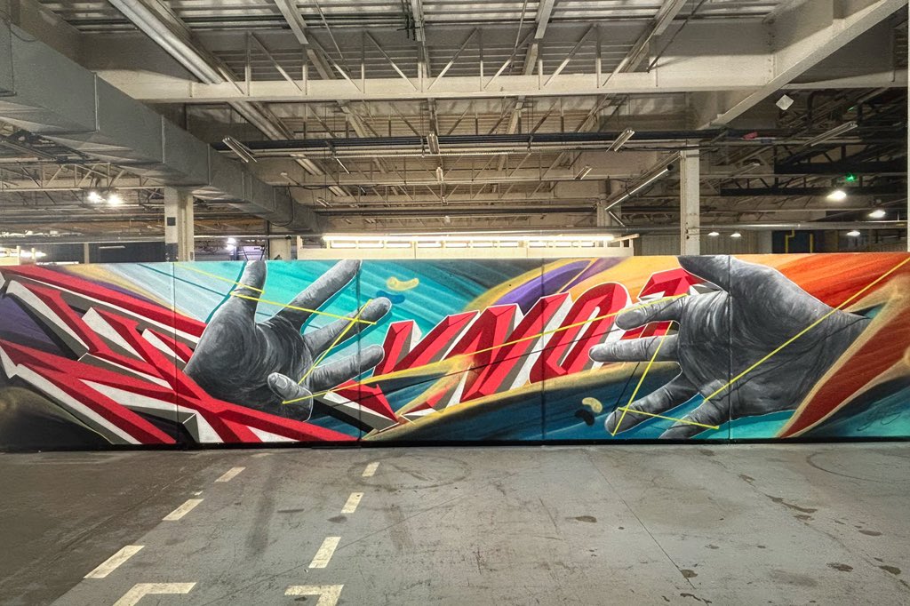 HunterStreetart's tweet image. [#streetartlyon / 📸 NOVEMBRE 2023] Artwork by YNOT, découvert lors du Peinture Fraîche Festival 2023 dans les anciennes usines Fagor-Brandt à #lyon 7 !
👉 Fin du Festival : Le dimanche 05 novembre !
#ynot #peinturefraichefestival #graffiti #streetart #urbanart