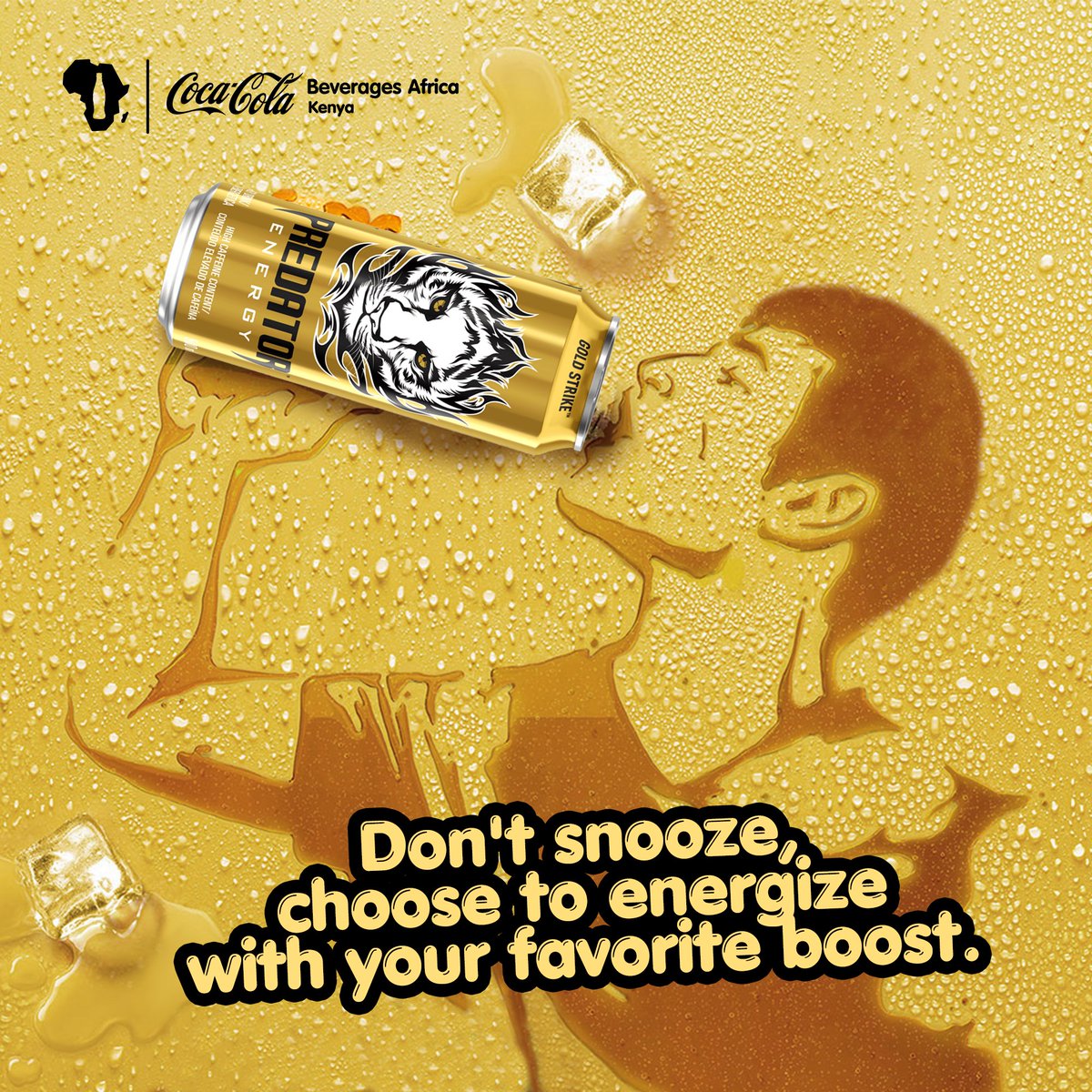 Ready to conquer the day? Grab your #PredatorEnergyDrink and fuel up for a day of relentless energy and unstoppable power.