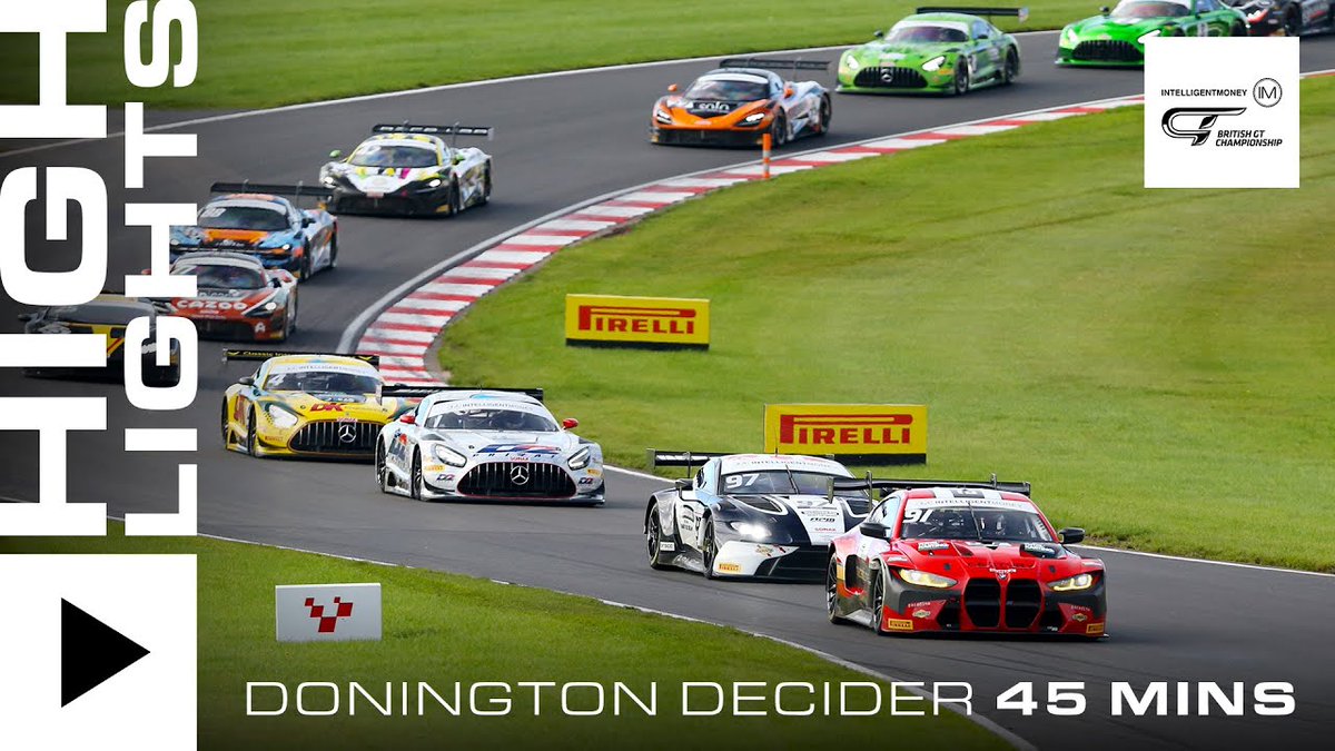 EXTENDED HIGHLIGHTS | #DoningtonDecider | Intelligent Money British GT Championship 2023 dlvr.it/SyKXcj