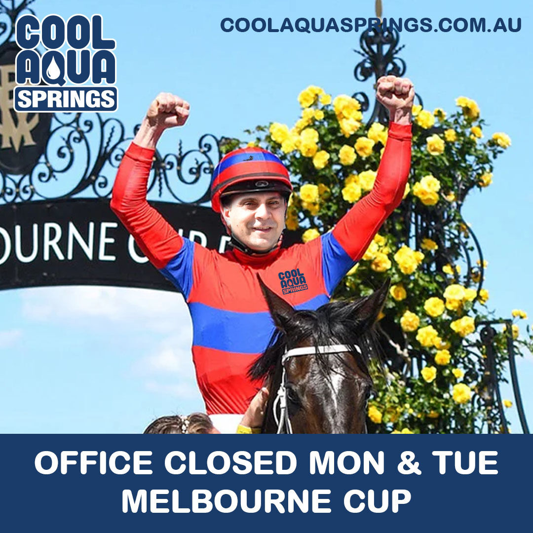 coolaquasprings's tweet image. We’re closed Monday and Tuesday for the Melbourne Cup. Hope you back a winner and a holiday break too. On your holiday breaks enjoy our natural spring water. Get 24 bottles for only $14.00.  
 
#MelbourneCup #BottledSpringWater #CoolAquaSprings