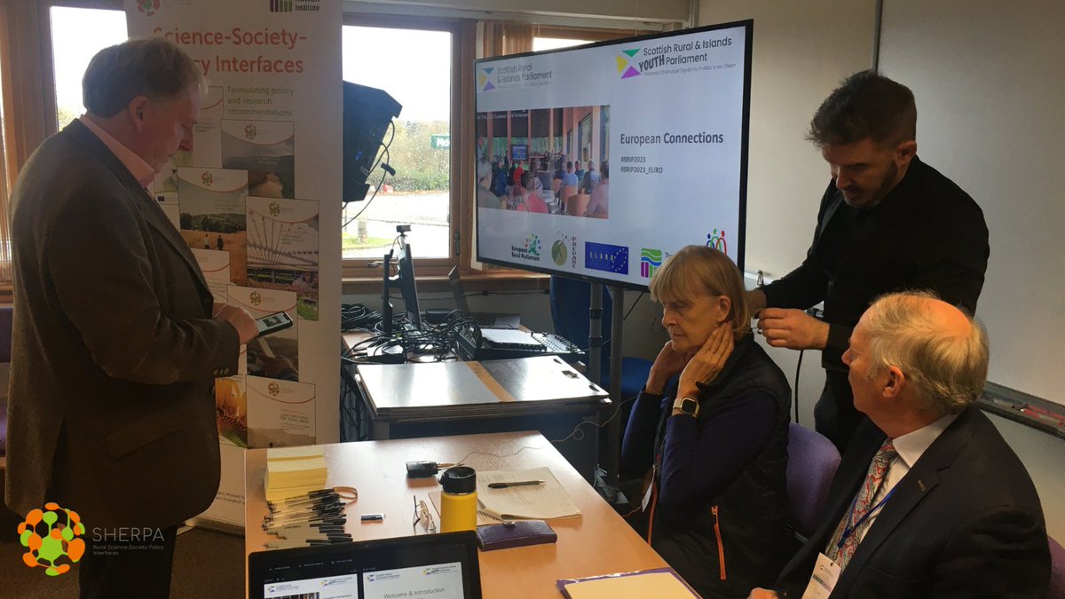 Rural_interfaces (@ruralinterfaces) on Twitter photo 👏Tom Jones & Vanessa Halhead from the <a href="/ErcaRural/">European Rural Community Alliance - ERCA</a> , part of the EU Multi-Actor Platform, and David Miller from <a href="/JamesHuttonInst/">James Hutton Institute</a> as part of the UK MAP 🇬🇧, had the opportunity to discuss the #SHERPA project at the Scottish Rural & Islands Parliament European Connections session! 🌐 👏Tom Jones & Vanessa Halhead from the <a href="/ErcaRural/">European Rural Community Alliance - ERCA</a> , part of the EU Multi-Actor Platform, and David Miller from <a href="/JamesHuttonInst/">James Hutton Institute</a> as part of the UK MAP 🇬🇧, had the opportunity to discuss the #SHERPA project at the Scottish Rural & Islands Parliament European Connections session! 🌐