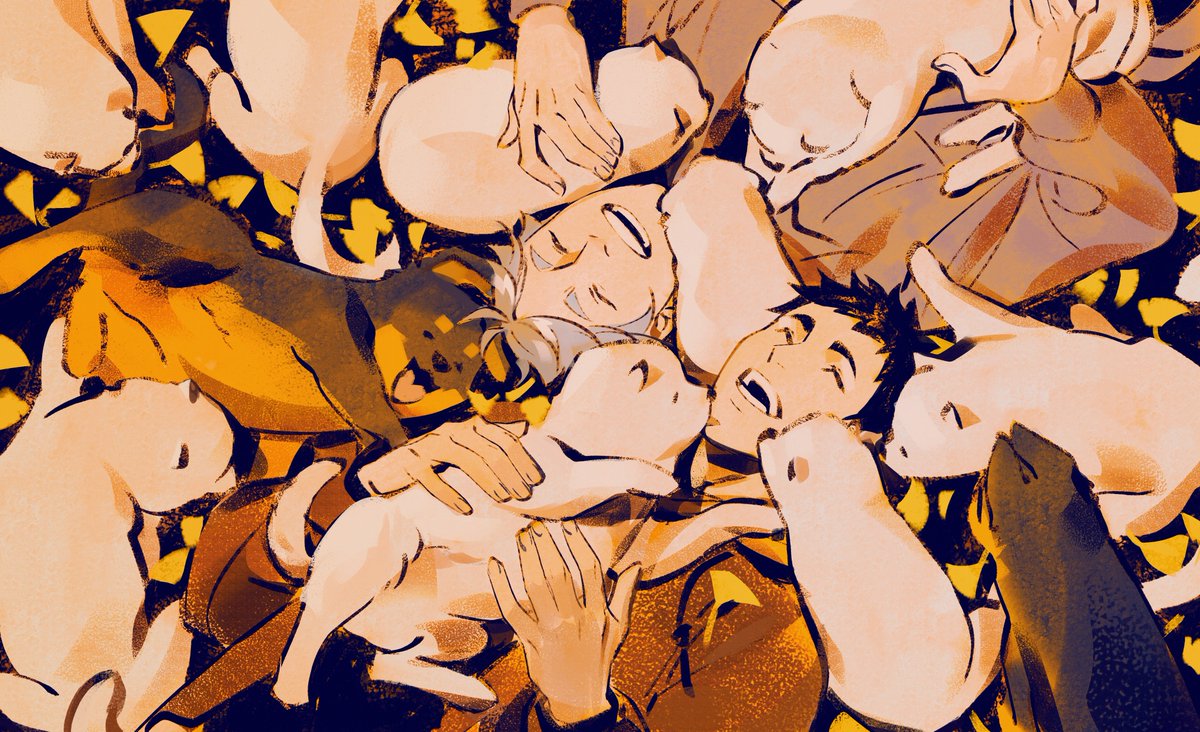 #Daisuga 两张图一起发，好像一些人生的大起大落