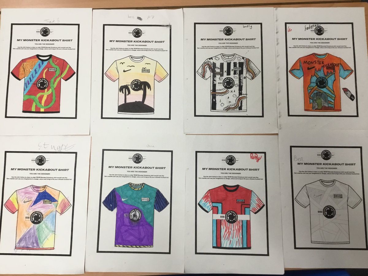 P7 entries for #MonsterKickabout @stcatherinespsy